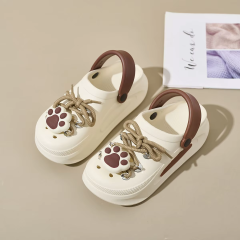 Summer Women's EVA Clogs Thick Sole Outdoor Garden Shoes Comfortable Beach Slippers Fashion Casual Slip-On for Home