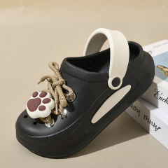 Summer Women's EVA Clogs Thick Sole Outdoor Garden Shoes Comfortable Beach Slippers Fashion Casual Slip-On for Home