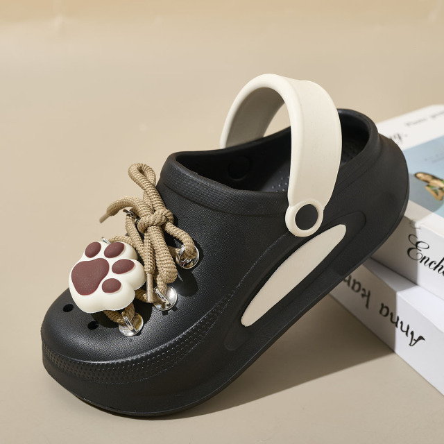 Summer Women's EVA Clogs Thick Sole Outdoor Garden Shoes Comfortable Beach Slippers Fashion Casual Slip-On for Home