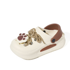 Summer Women's EVA Clogs Thick Sole Outdoor Garden Shoes Comfortable Beach Slippers Fashion Casual Slip-On for Home