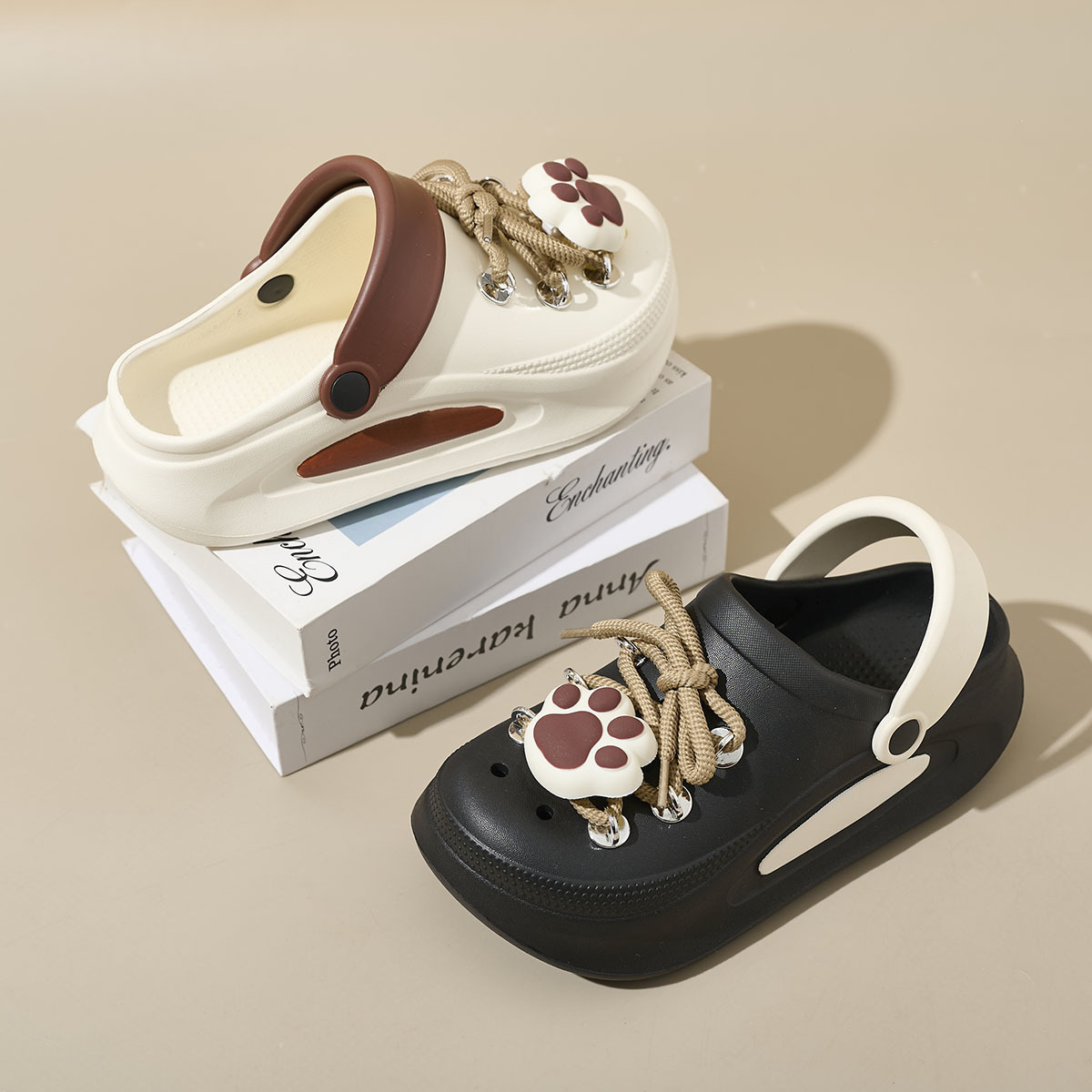 Summer Women's EVA Clogs Thick Sole Outdoor Garden Shoes Comfortable Beach Slippers Fashion Casual Slip-On for Home