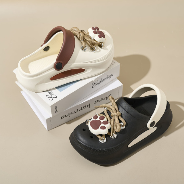 Summer Women's EVA Clogs Thick Sole Outdoor Garden Shoes Comfortable Beach Slippers Fashion Casual Slip-On for Home