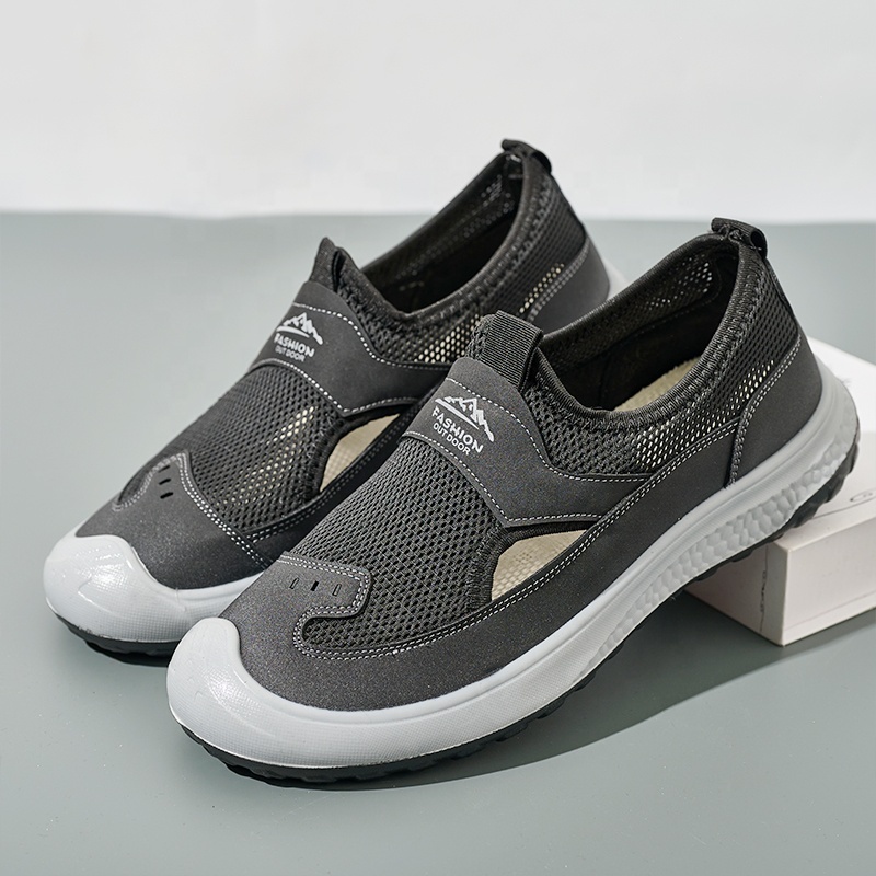 BAIRUILUN Men's Comfortable Light Slip-On Casual Shoes Fashionable Breathable Upper Men Shoes for Spring