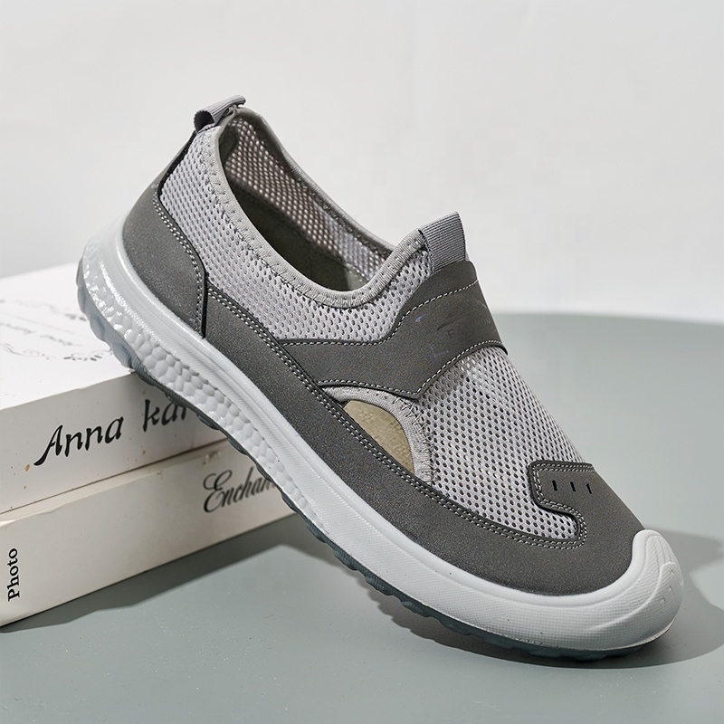 BAIRUILUN Men's Comfortable Light Slip-On Casual Shoes Fashionable Breathable Upper Men Shoes for Spring