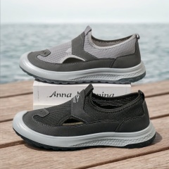 BAIRUILUN Men's Comfortable Light Slip-On Casual Shoes Fashionable Breathable Upper Men Shoes for Spring