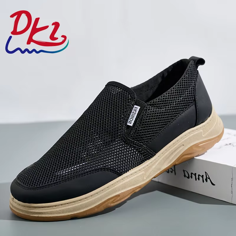 BAIRUILUN 2025 New Style Slip-On Sneakers Bestseller Wide Size Anti-Slip Comfort Sneakers Mesh Breathable Men Shoes