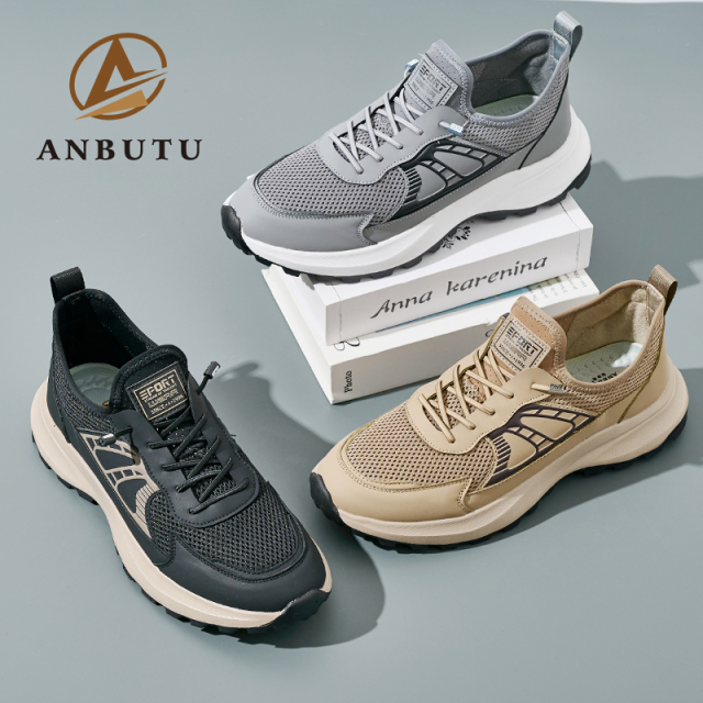 Wholesale Original Breathable Men's Shoes for Spring Summer Anti-Slip Lightweight Urban Street Style Walking Sneakers