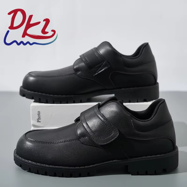 BAIRUILUN GENUINE Leather Work Boots Comfortable and Light Black Leather Shoes for Men Wholesale Formal Shoes