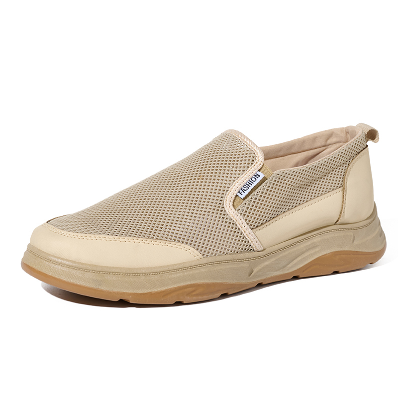 BAIRUILUN 2025 New Style Slip-On Sneakers Bestseller Wide Size Anti-Slip Comfort Sneakers Mesh Breathable Men Shoes