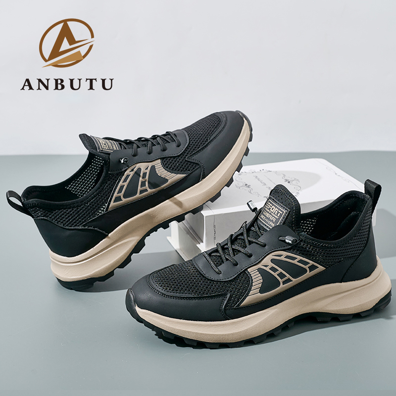 Wholesale Original Breathable Men's Shoes for Spring Summer Anti-Slip Lightweight Urban Street Style Walking Sneakers