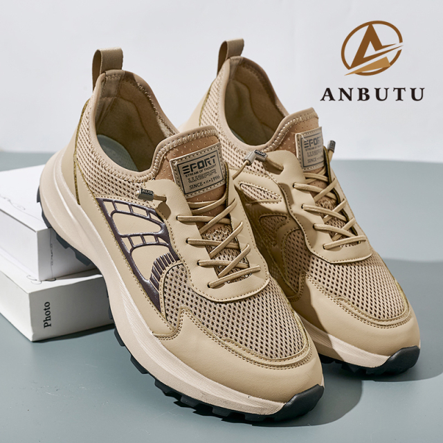 Wholesale Original Breathable Men's Shoes for Spring Summer Anti-Slip Lightweight Urban Street Style Walking Sneakers