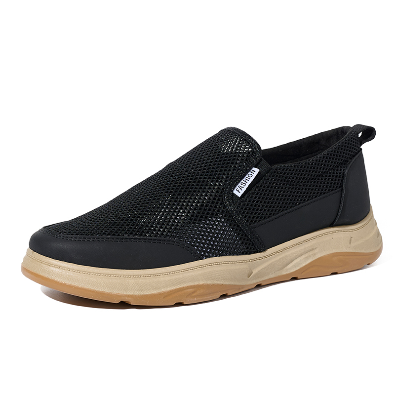 BAIRUILUN 2025 New Style Slip-On Sneakers Bestseller Wide Size Anti-Slip Comfort Sneakers Mesh Breathable Men Shoes