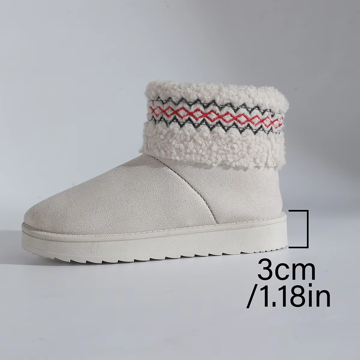 New Winter Plush Snow Boots - Wide Width Slip-On Short Booties with Extreme Insulation for Women Wholesale Bulk Orders