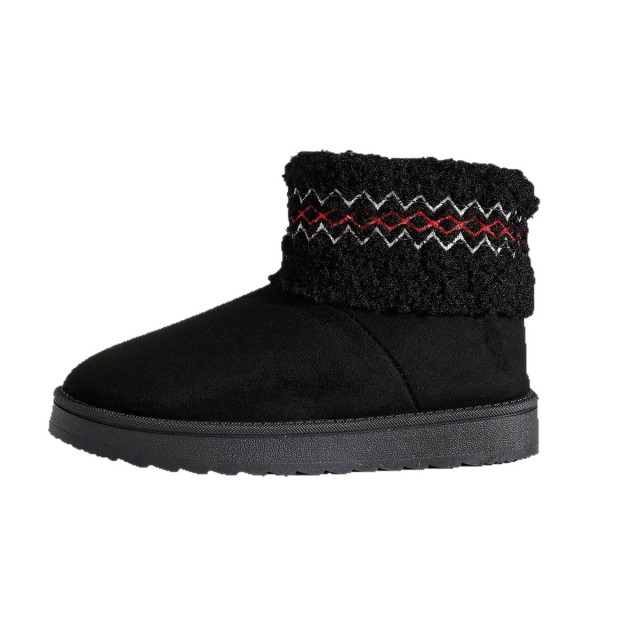 New Winter Plush Snow Boots - Wide Width Slip-On Short Booties with Extreme Insulation for Women Wholesale Bulk Orders