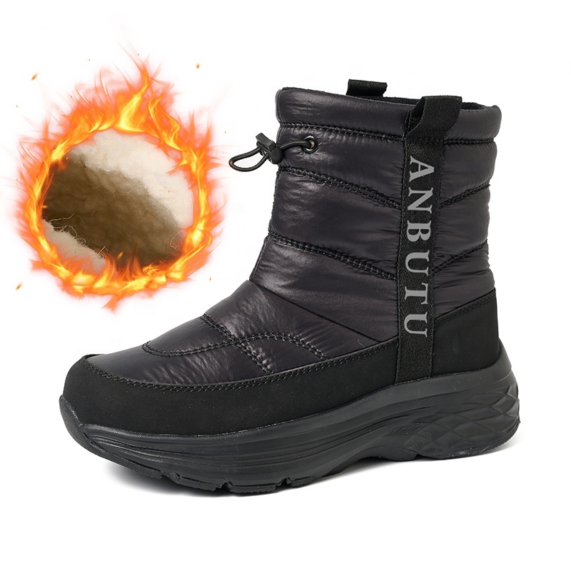 BAIRUILUN Original Womens Winter Snow Boots Wholesale Waterproof Warm Wool Lining Comfortable Outdoor Winter Shoes