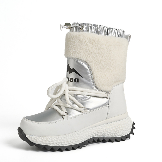 BAIRUILUN NEW Style Anti-slip Outdoor Hiking Snow Boots Winter Boots Custom Waterproof Snow Winter Shoes for Women
