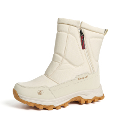 BAIRUILUN Wholesale Anti-slip Outdoor Hiking Snow Boots with Snow Traction Cleats Waterproof Snow Boots for Extreme Cold Regions