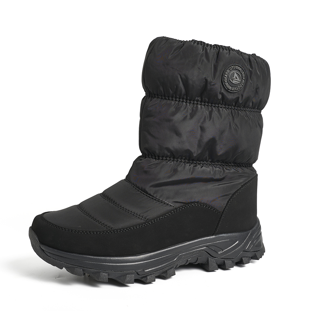 BAIRUILUN Anti-Slip Thermal Insulated Snow Boots with Snow Traction Cleats Waterproof Snow Boots for Extreme Cold Regions