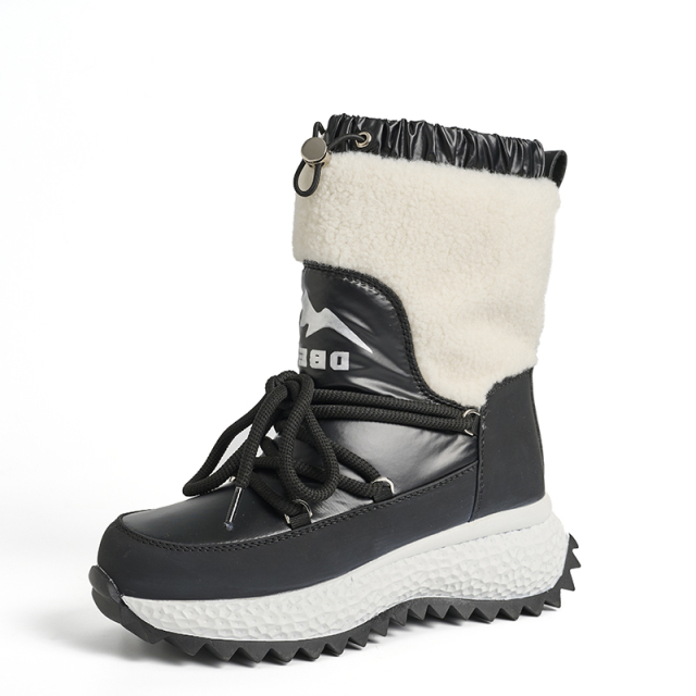 BAIRUILUN NEW Style Anti-slip Outdoor Hiking Snow Boots Winter Boots Custom Waterproof Snow Winter Shoes for Women