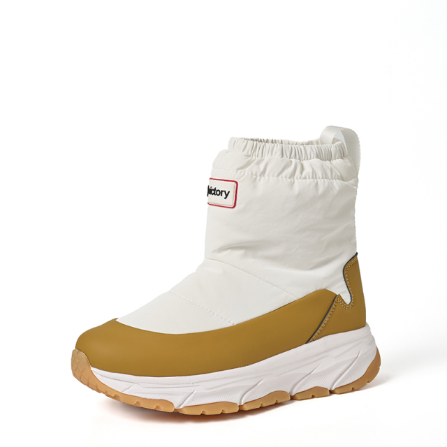 Bairuilun Supplier Customized Women Mid Calf Winter Snow Boots High Quality Waterproof Anti-slip Women's Snow Boots Winter Shoes
