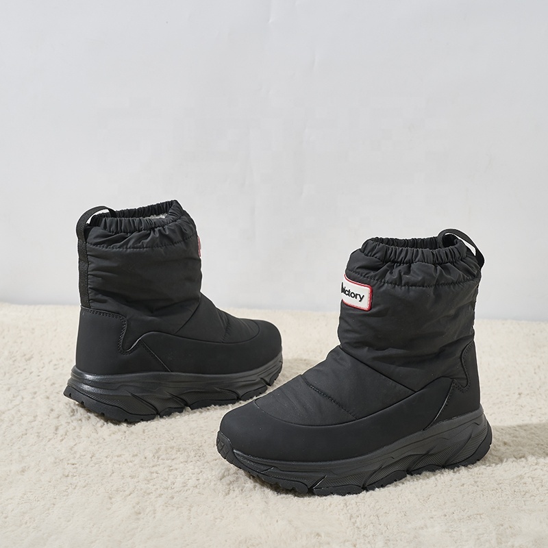Bairuilun Supplier Customized Women Mid Calf Winter Snow Boots High Quality Waterproof Anti-slip Women's Snow Boots Winter Shoes