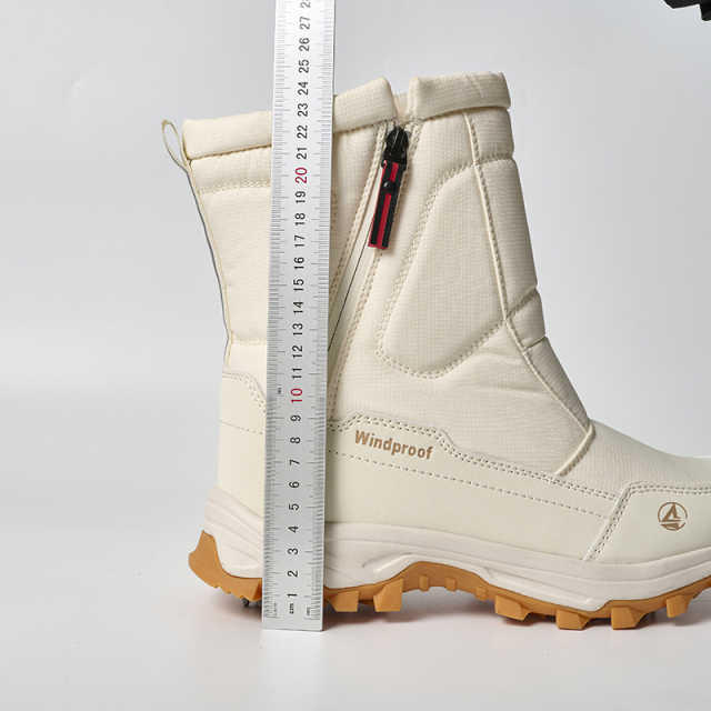 BAIRUILUN Wholesale Anti-slip Outdoor Hiking Snow Boots with Snow Traction Cleats Waterproof Snow Boots for Extreme Cold Regions