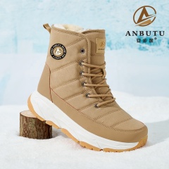 BAIRUILUN Men's & Women's Winter Snow Boots Ladies Warm Fur Lined Ankle Booties Wholesale Outdoor Water Resistant Winter Boots