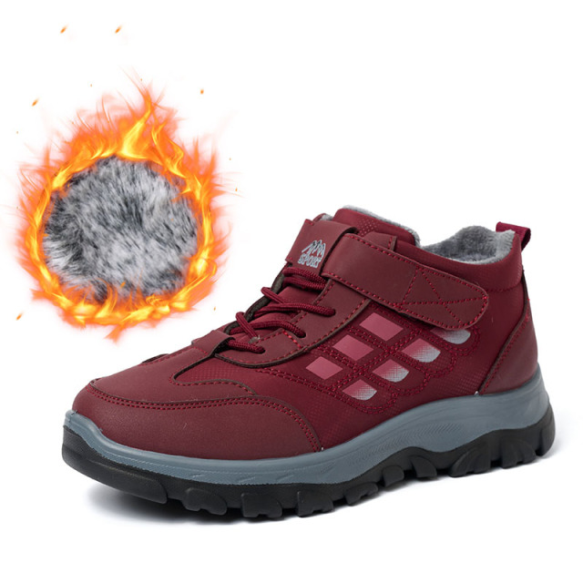 Wholesale Unisex Snow Boots Fleece-Lined Sneakers Low-Cut Comfortable Soft Sole Thermal Insulated Casual Shoes for Snow