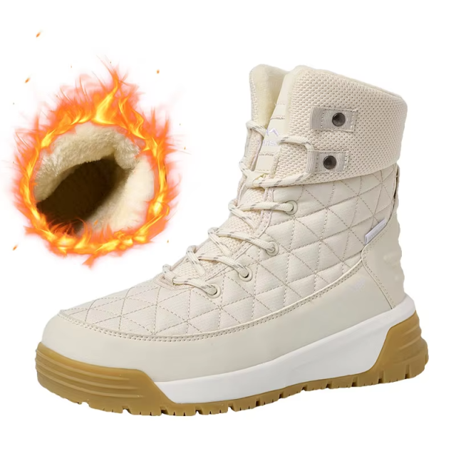 Wholesale Customization Large Size Winter Velvet High Top Outdoor Mountaineering Thickened Waterproof Men's Snow Boots