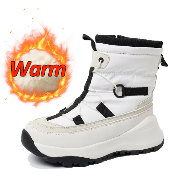 Wholesale New Outdoor Cold-resistant Mountaineering Boots Withstand Minus 40 Degrees Unisex Platform Anti-slip Snow Boots