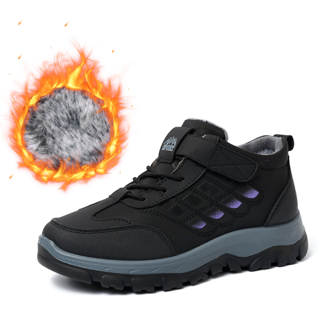 Wholesale Unisex Snow Boots Fleece-Lined Sneakers Low-Cut Comfortable Soft Sole Thermal Insulated Casual Shoes for Snow