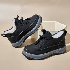 High Quality Outdoor Cotton Shoes Sports Winter Casual Walking Shoes Wool Non-slip Waterproof Men's Snow Boots