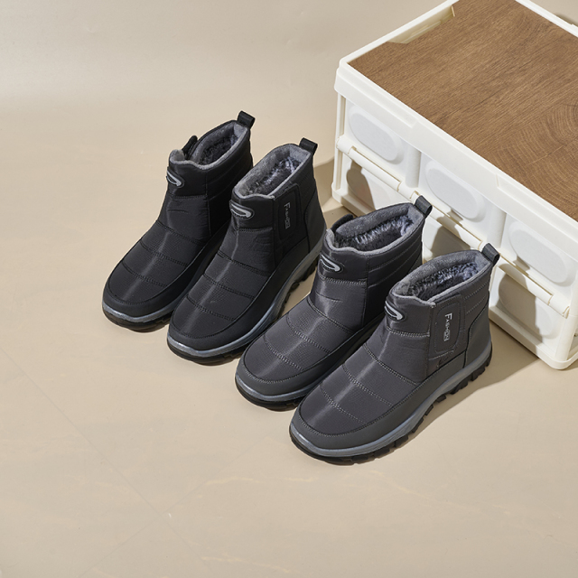 Wholesale High Quality Winter Men's Thick Cotton Shoes Winter Non-slip Waterproof Men's Warm Shoes Snow Boots