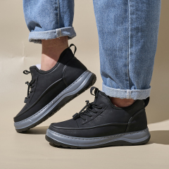 High Quality Outdoor Cotton Shoes Sports Winter Casual Walking Shoes Wool Non-slip Waterproof Men's Snow Boots