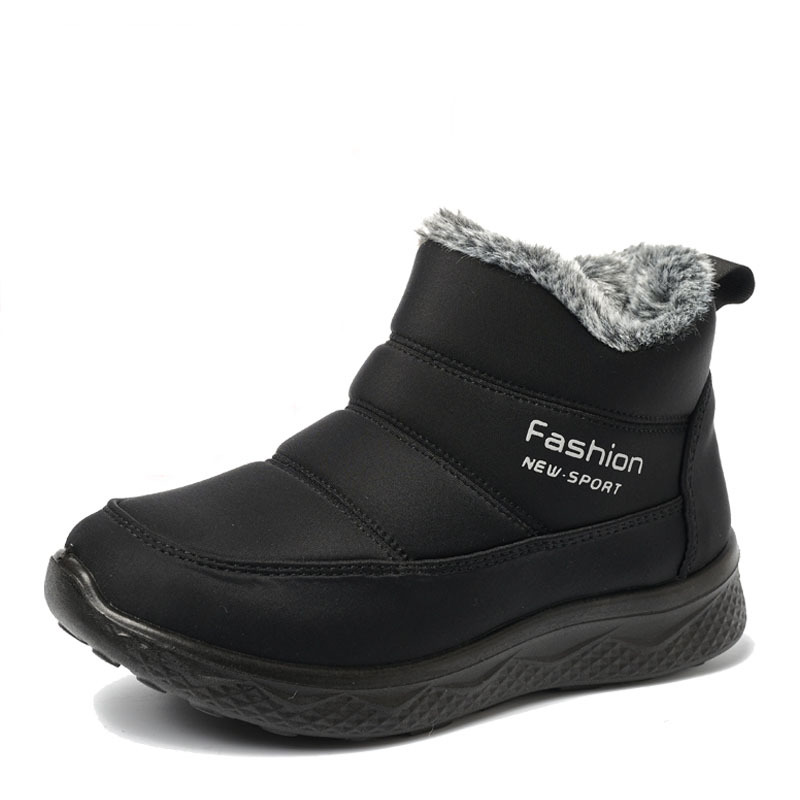 Winter Fashion High Quality Outdoor Cotton Shoes Umbrella Cloth Thickened Non-slip Warm Women's Snow Boots