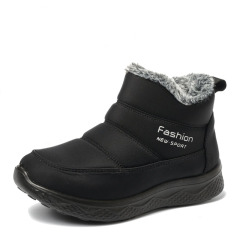 Winter Fashion High Quality Outdoor Cotton Shoes Umbrella Cloth Thickened Non-slip Warm Women's Snow Boots