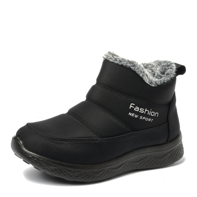 Winter Fashion High Quality Outdoor Cotton Shoes Umbrella Cloth Thickened Non-slip Warm Women's Snow Boots