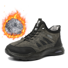 High Quality Winter Shoes Mens Winter Trekking Snow Boots Non-slip Waterproof Men's PU Ankle Boots