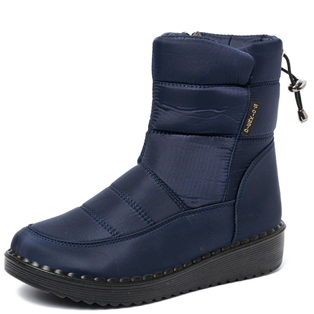 Winter Outdoor Long Women's Boots Wholesale Thicken Plush Waterproof Winter Boots Polyurethane Lightweight Women Snow Boots