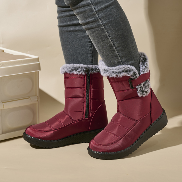 Wholesale Outdoor Winter Booties Women's Winter New Cozy Warm Trendy Snow Boots Waterproof Casual Women's Boots