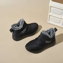 Winter Fashion High Quality Outdoor Cotton Shoes Umbrella Cloth Thickened Non-slip Warm Women's Snow Boots