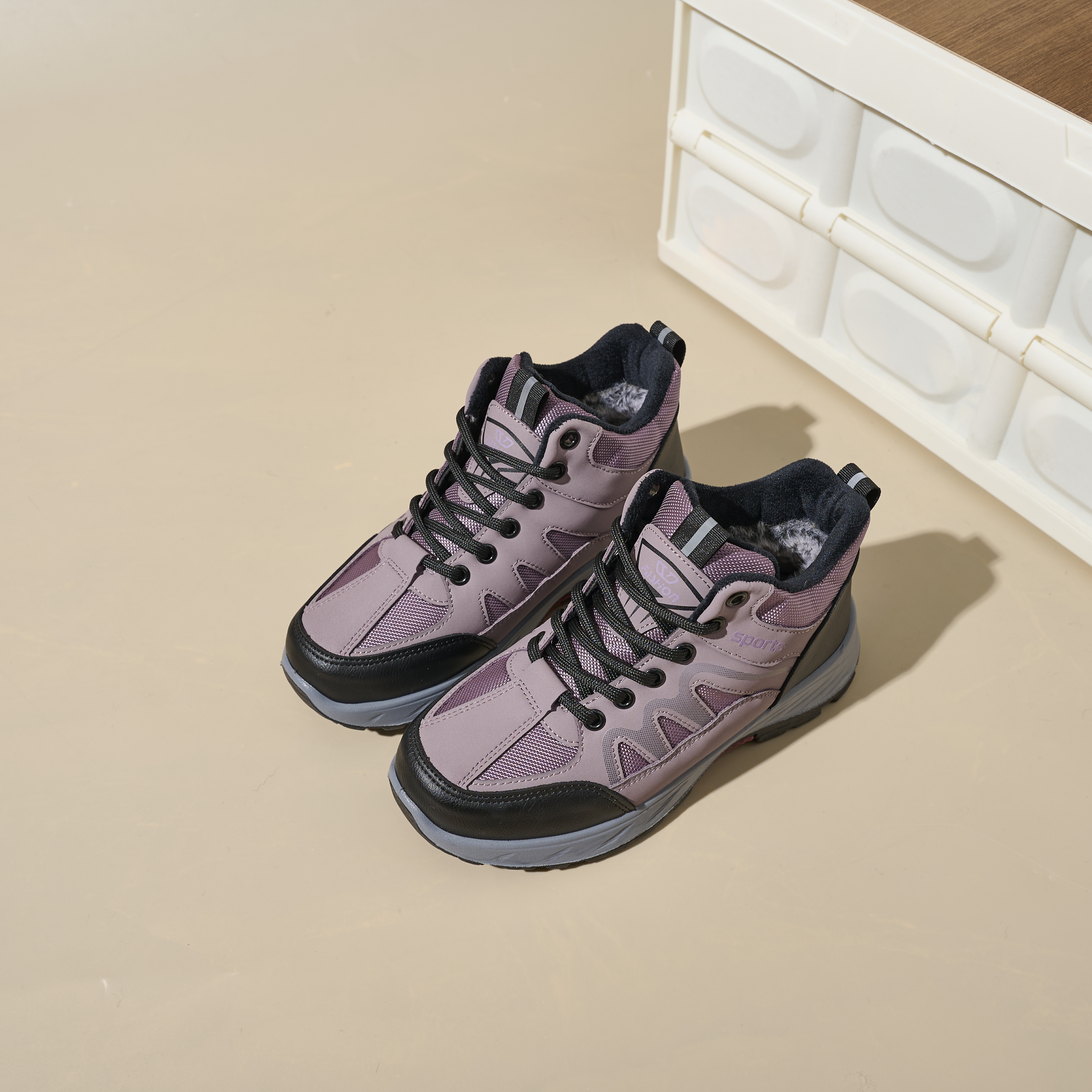 Fashionable Winter Cotton Shoes Sports Casual Walking Shoes Non-slip Comfortable Ankle Boots Women's Snow Boots