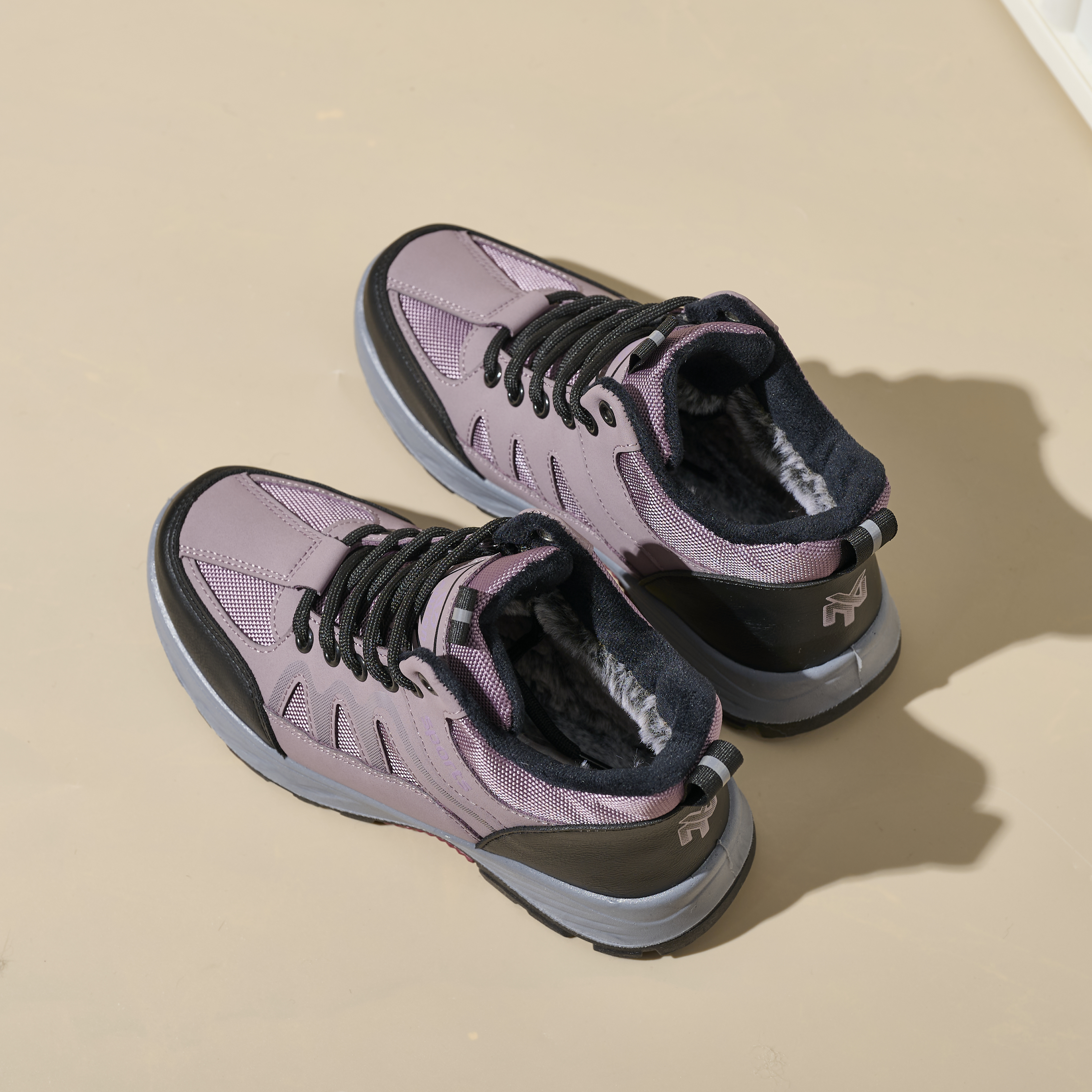 Fashionable Winter Cotton Shoes Sports Casual Walking Shoes Non-slip Comfortable Ankle Boots Women's Snow Boots