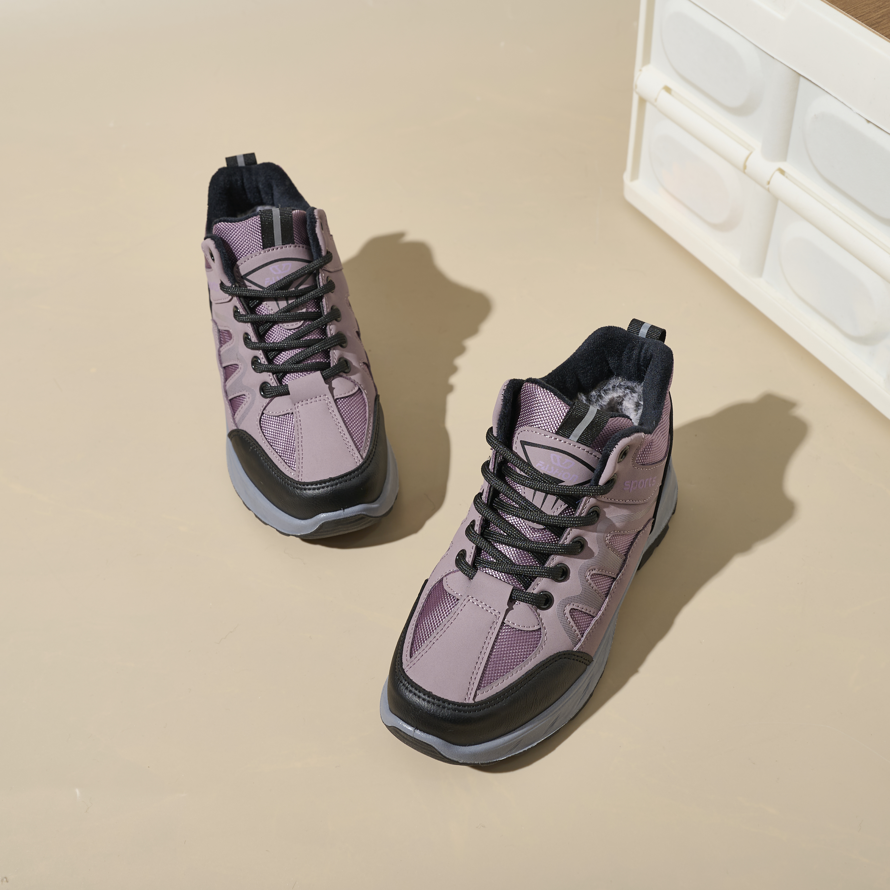 Fashionable Winter Cotton Shoes Sports Casual Walking Shoes Non-slip Comfortable Ankle Boots Women's Snow Boots