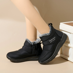 Winter Fashion High Quality Outdoor Cotton Shoes Umbrella Cloth Thickened Non-slip Warm Women's Snow Boots