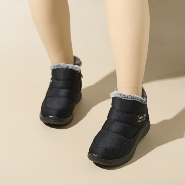Winter Fashion High Quality Outdoor Cotton Shoes Umbrella Cloth Thickened Non-slip Warm Women's Snow Boots