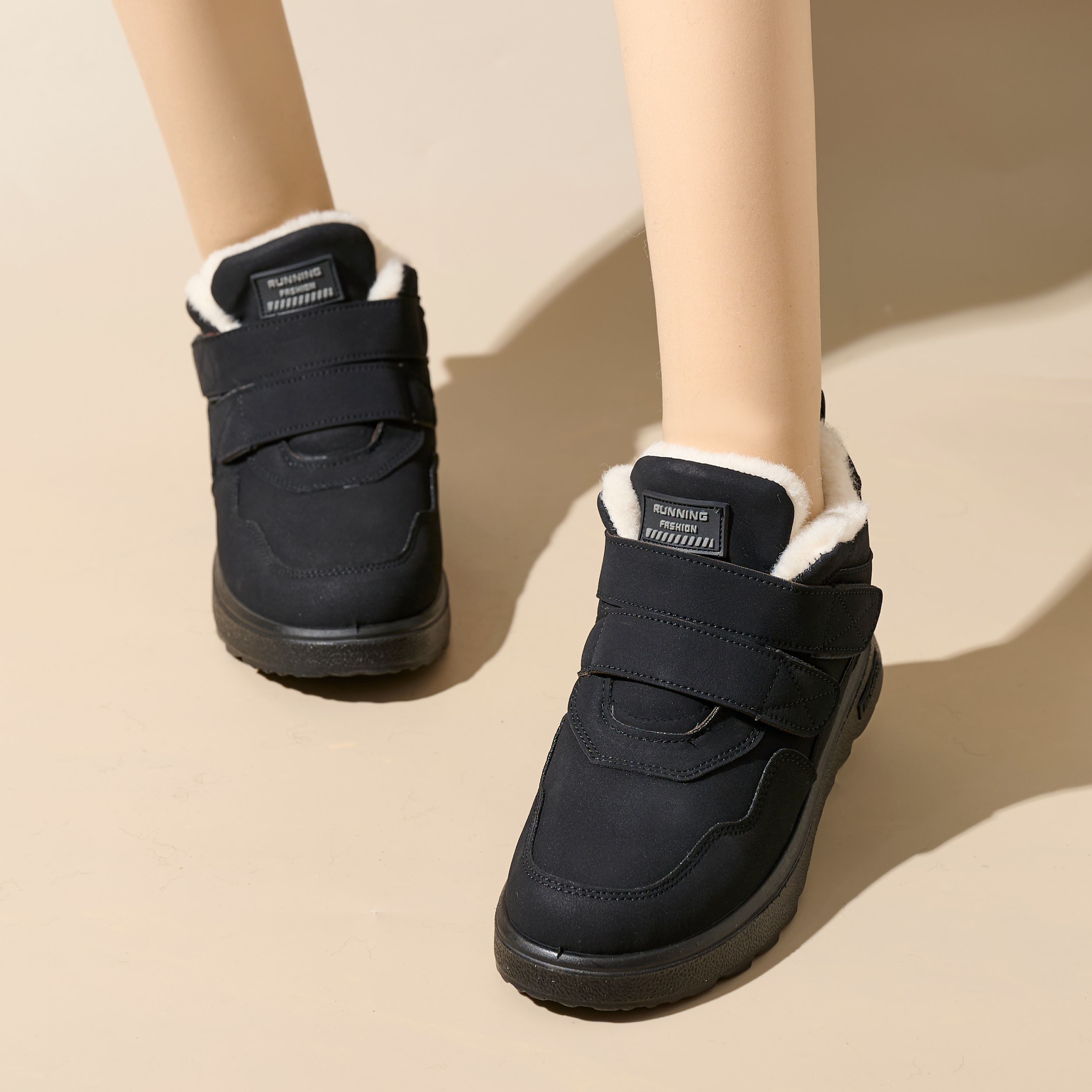 Winter Custom Waterproof Winter Cotton Shoes Warm Ankle Boots Ladies Comfortable Warm Thick Snow Boots
