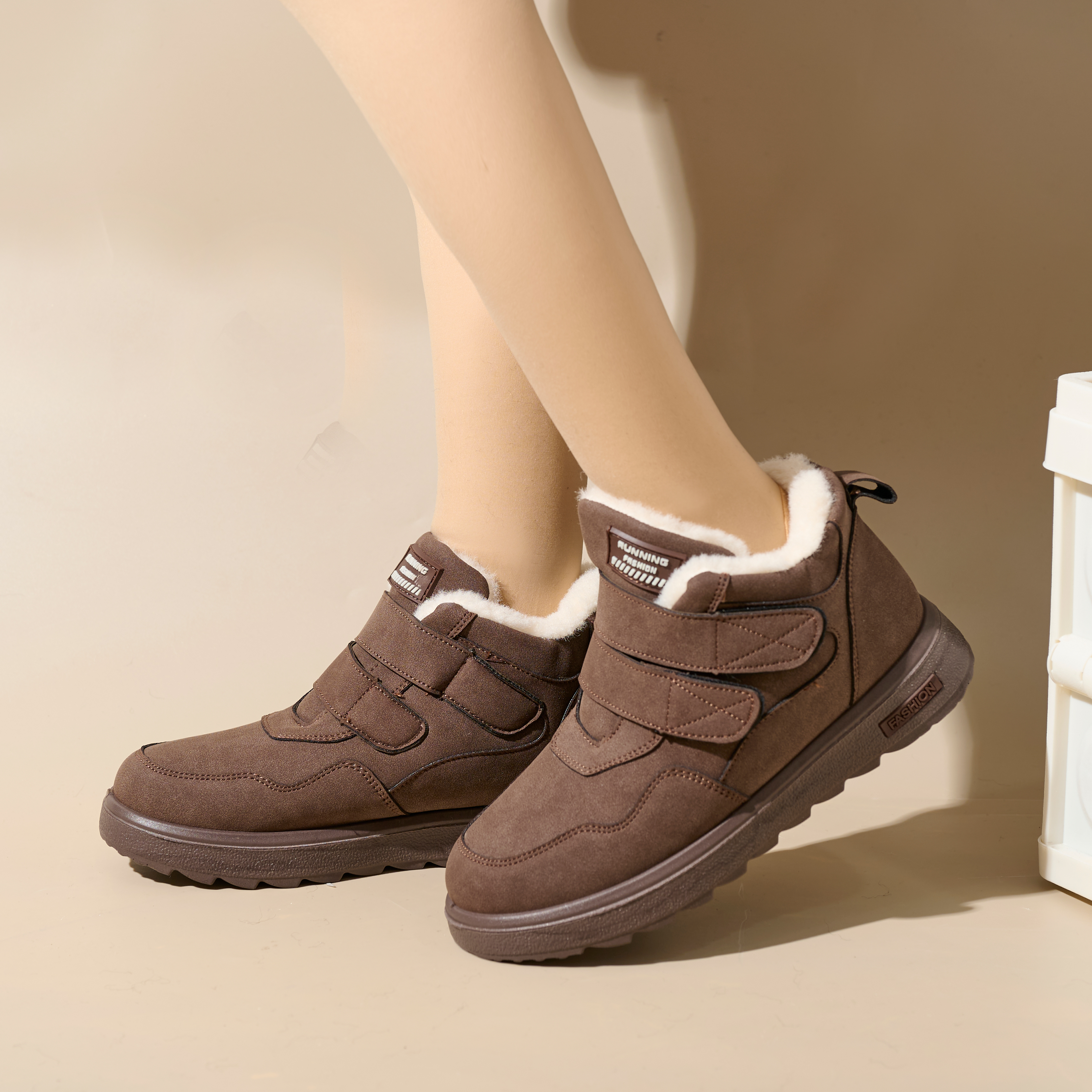 Winter Custom Waterproof Winter Cotton Shoes Warm Ankle Boots Ladies Comfortable Warm Thick Snow Boots