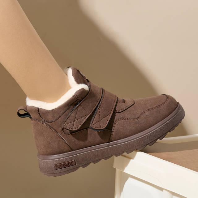 Winter Custom Waterproof Winter Cotton Shoes Warm Ankle Boots Ladies Comfortable Warm Thick Snow Boots