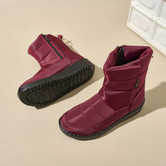 Winter Outdoor Long Women's Boots Wholesale Thicken Plush Waterproof Winter Boots Polyurethane Lightweight Women Snow Boots